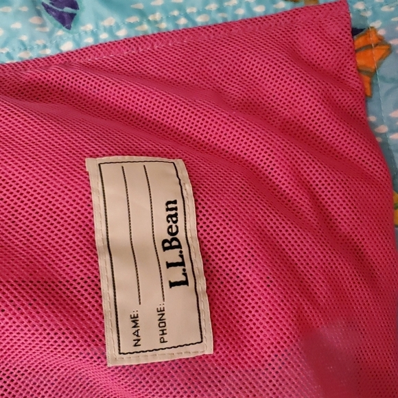 L.L Bean girls Rainjacket sz 10 - Picture 9 of 14